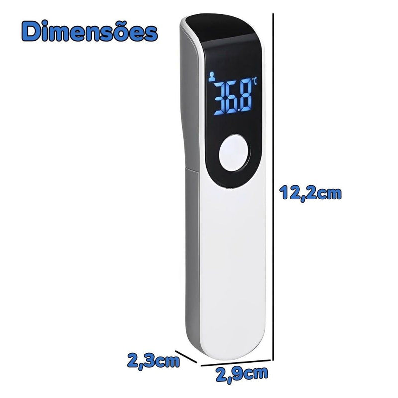 Termômetro Infravermelho Digital de Bolso Portátil | carregue para onde você for - Você sempre informado com a temperatura do filho