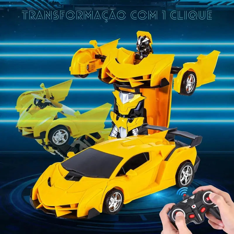 Carrinho de Controle Remoto - Transformers Lambz