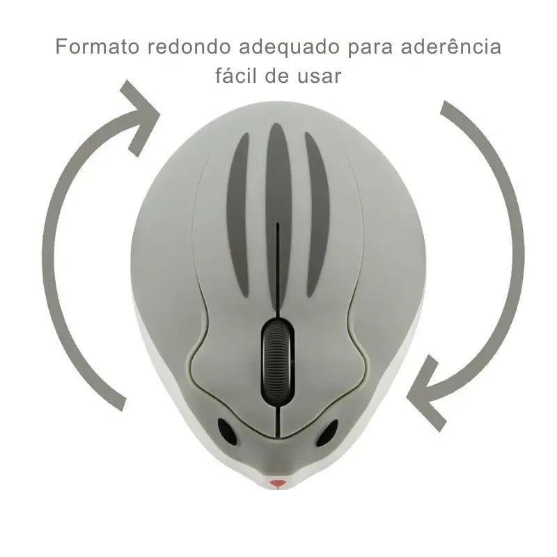 Mouse Sem Fio Silencioso 2.4 GHz - Hamster Cute