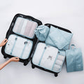 Kit 7 Bolsas Organizadoras Para Mala de Viagem | STORAGE BAG - Organize Sua Viagem com Estilo e Praticidade!