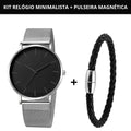 Relógio Masculino Minimalista [+ Pulseira de BRINDE]