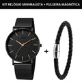 Relógio Masculino Minimalista [+ Pulseira de BRINDE]