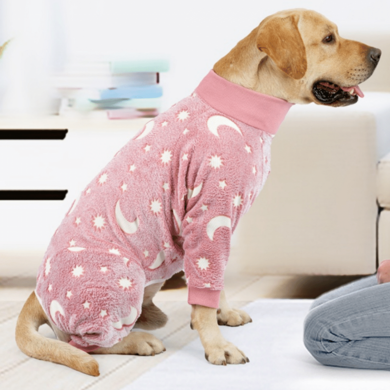 Roupinha Pijama Moleton de Flanela para Cães