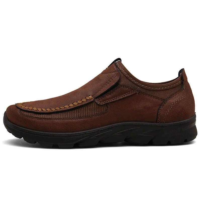 Sapato Mocassim Casual Masculino Confort Antiodor Café