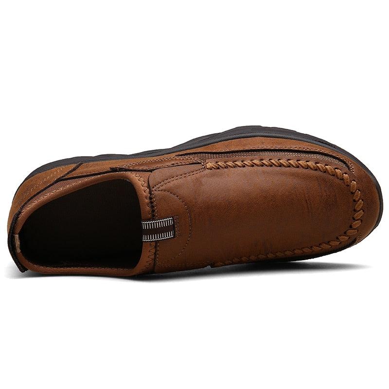 Sapato Mocassim Casual Masculino Confort Antiodor Café