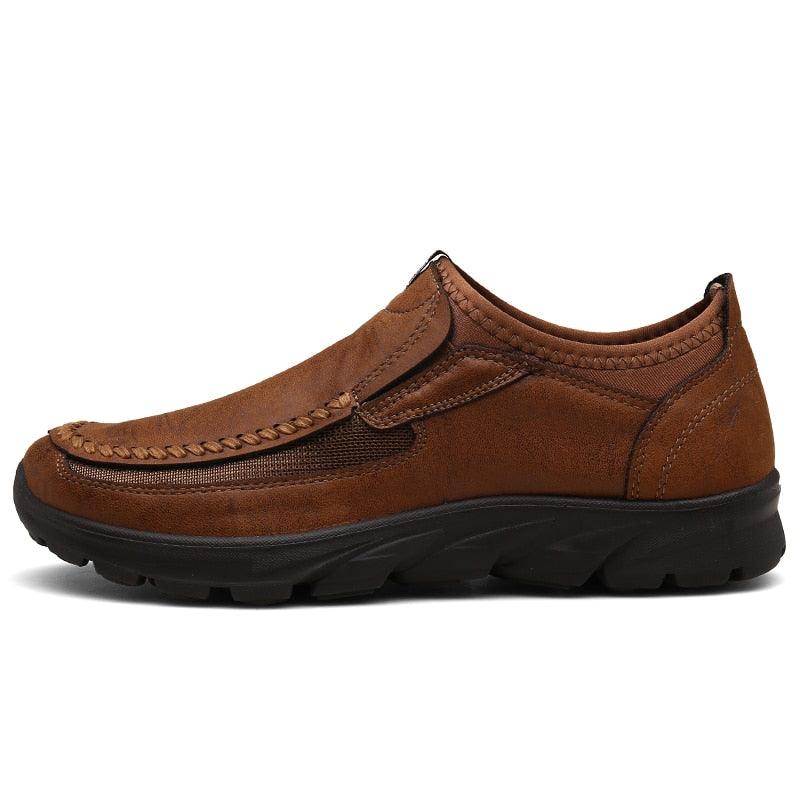 Sapato Mocassim Casual Masculino Confort Antiodor Cinza