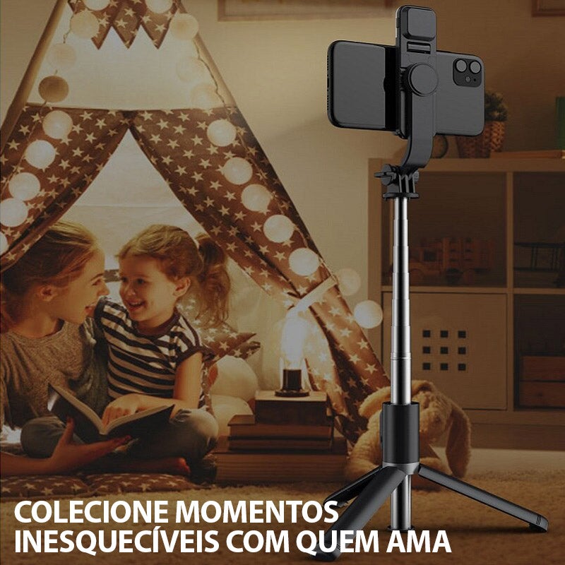 Selfiegram - Tripé Multifunções Led 4 em 1