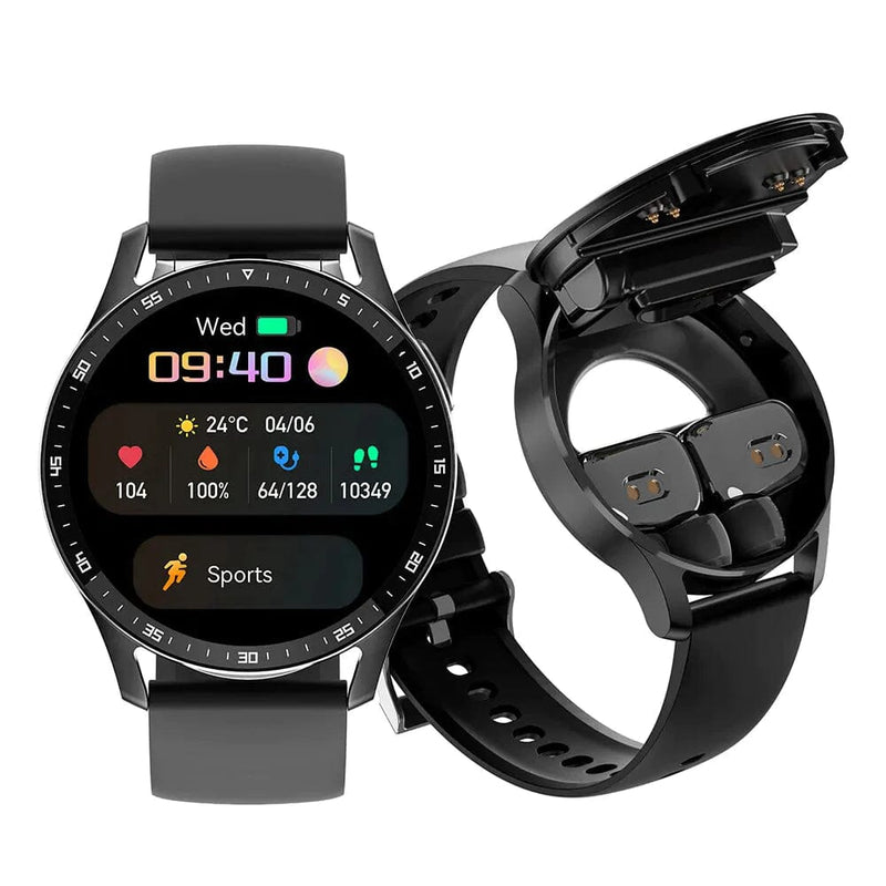 SmartWatch ProMax 2 em 1 | Relógio + Fone sem fio Ultra Beat (À Prova D'água)