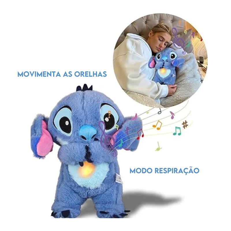 Urso de Pelúcia que Respira - Stitch