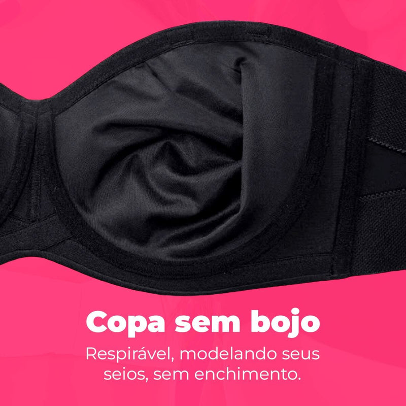 Sutiã Femme Comfort Premium - Suporte Máximo Sem Alças - (PAGUE 1 e LEVE 2)