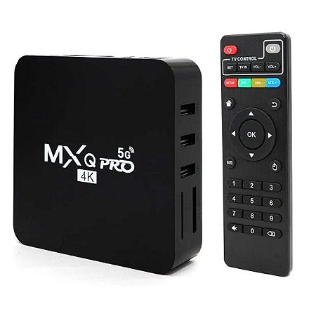 TV BOX 1024GB MXQ PRO 4K 5G e 256GB de RAM Android 12.1 Conversor Smart TV Aparelho pra Colocar Internet na TV Homologado Anatel